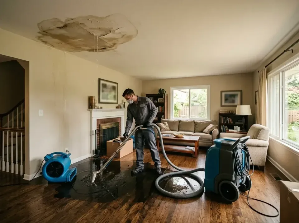 attic-pipe-burst-ceiling-drip-008 — frequently asked questions, Water Damage Restoration & Carpet Care in Riviera Beach, MD